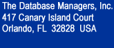 Contact The Database Managers, Inc.